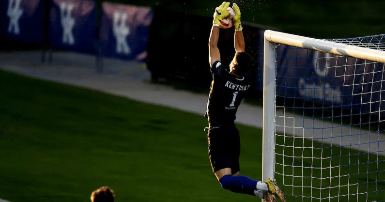 Casper Mols saves goal