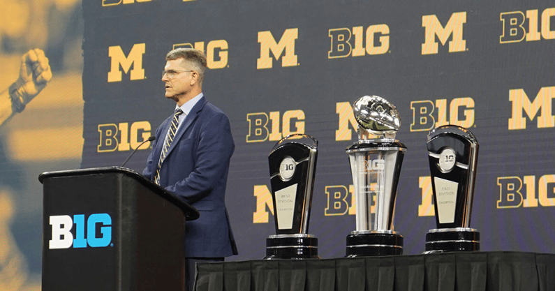 Jim Harbaugh Big Ten Media days