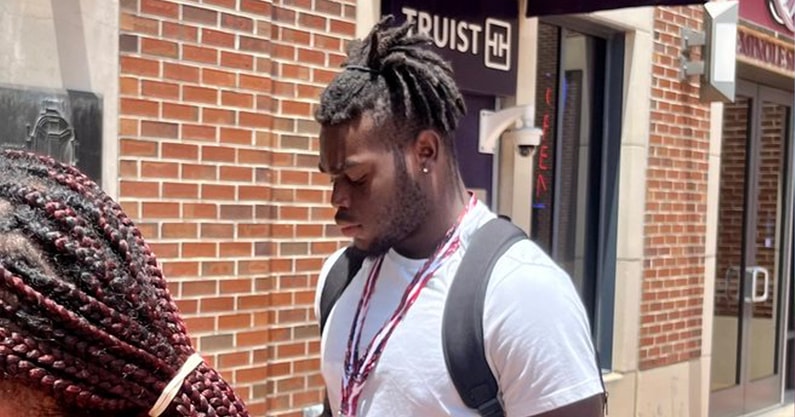 Timir Hickman-Collins at FSU (Warchant/Matt LaSerre)