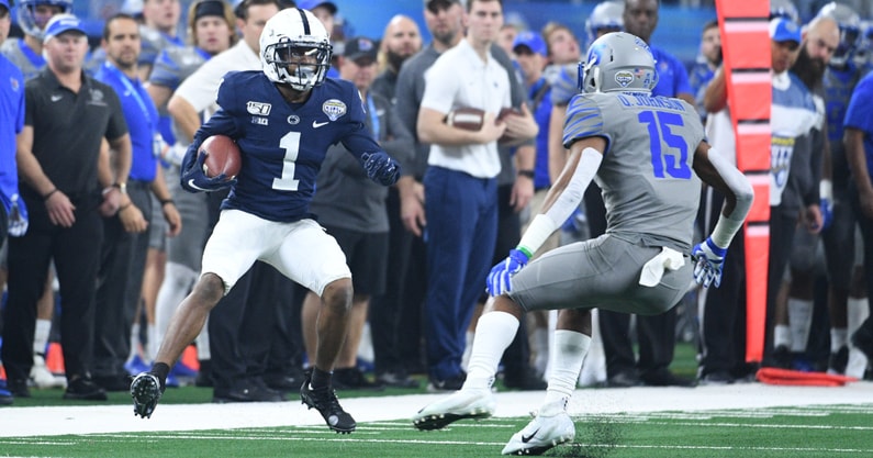 Former Penn State star K.J. Hamler announces break due to 'mild heart  irritation' - On3