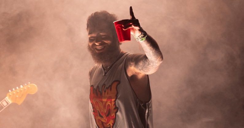 Brittany Mahomes has Post Malone to swap Cowboys Chiefs gear