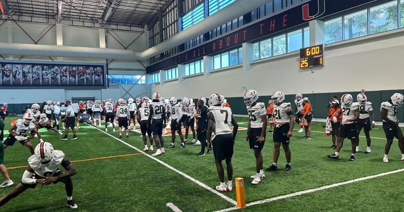 Generic Miami fall practice