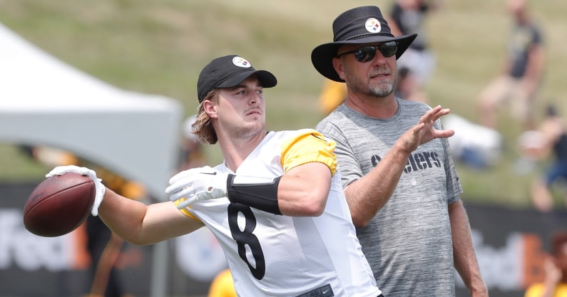 Steelers rookie QB Kenny Pickett 'just focused on getting better