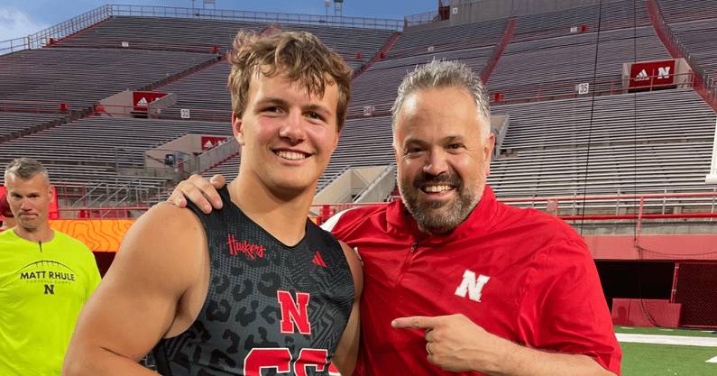 Yutan LB Derek Wacker at Nebraska camp