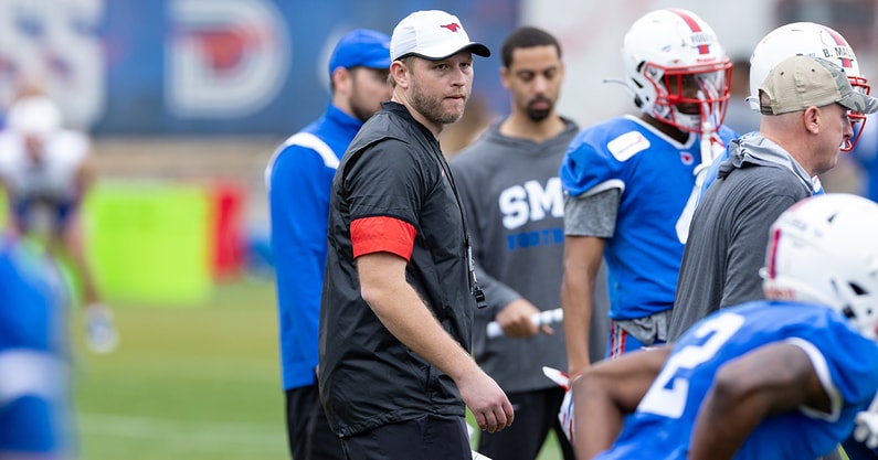 watch-smu-dc-scott-symons-defensive-improvement-2023-fall-camp-football