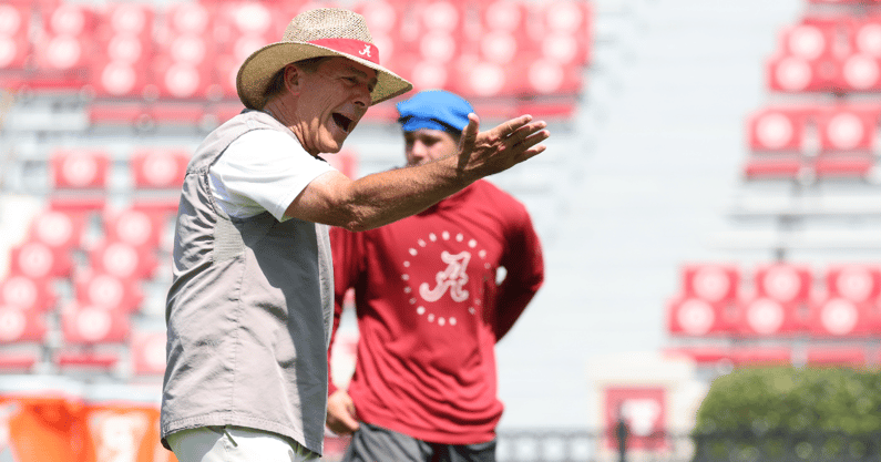 Alabama coach Nick Saban