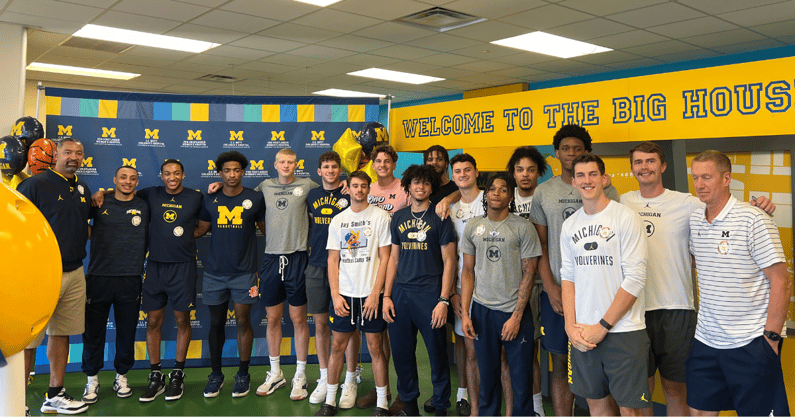 Michigan Wolverines basketball at Mott Children's Hospital