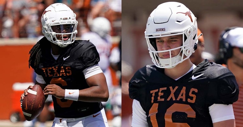 Texas QBs Maalik Murphy and Arch Manning