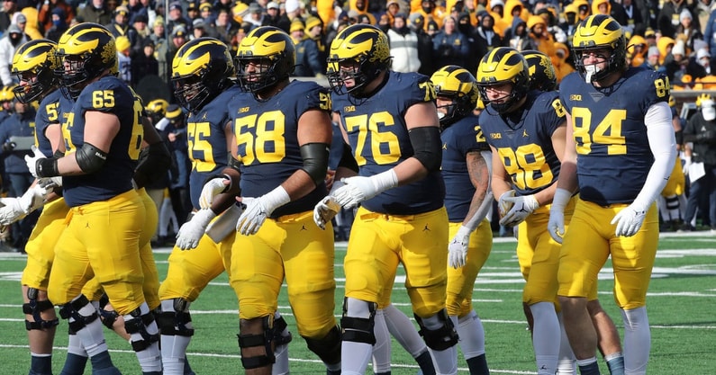 Michigan offensive line