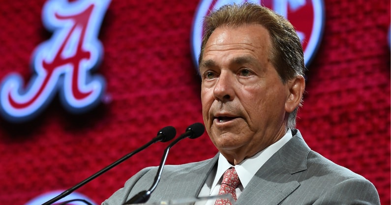 Alabama HC Nick Saban