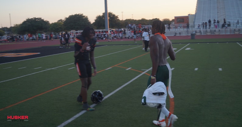 Nebraska commits Kewan Lacy and Mario Buford