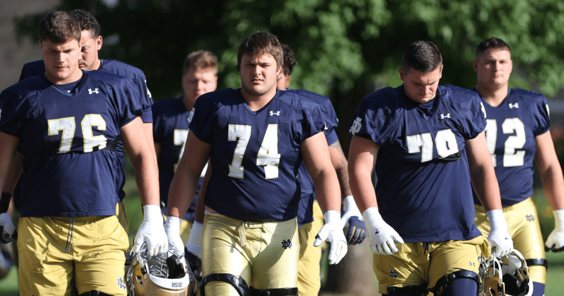 marcus-freeman-satisfied-with-how-notre-dame-offensive-line-held-up-vs-navy