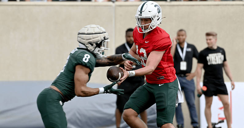 Michigan State running back Jalen Berger