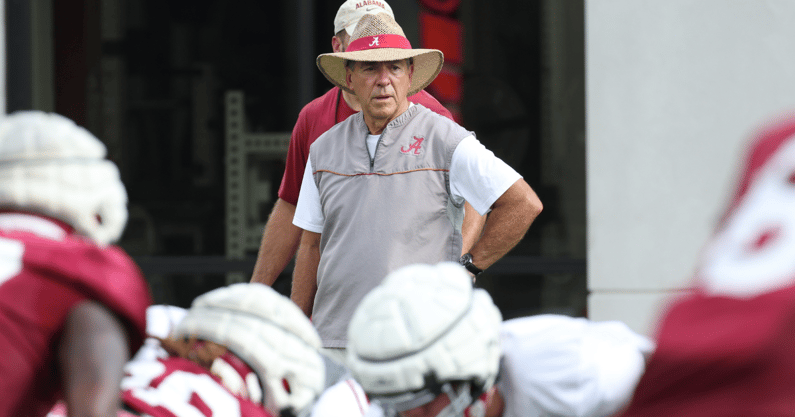 Alabama coach Nick Saban