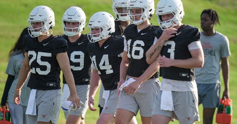 steve-sarkisian-on-state-of-texas-backup-quarterback-battle-well-find-out