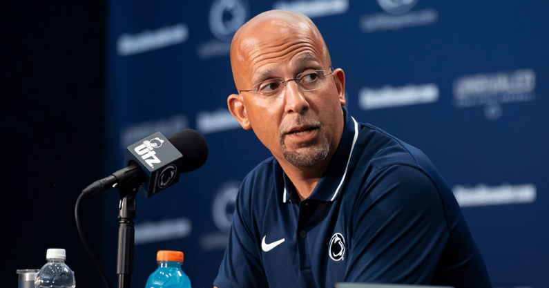 Penn State coach James Franklin addresses first availability report of ...