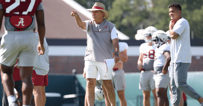 Alabama coach Nick Saban