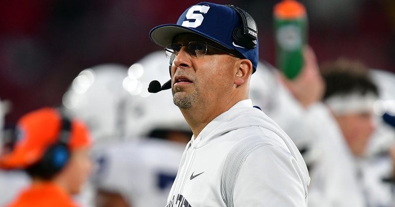 Penn State head coach James Franklin