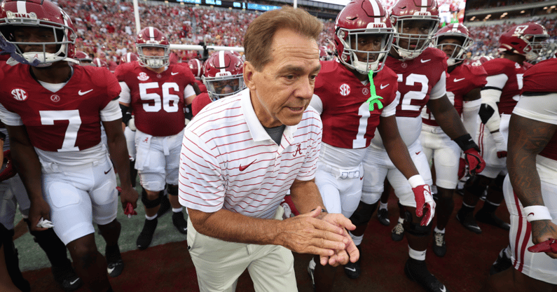 Alabama coach Nick Saban