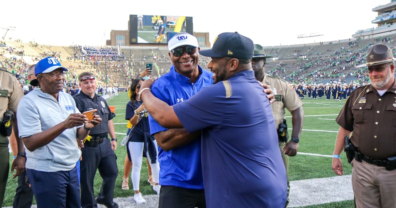 What TSU coach Eddie George said about Notre Dame football after Irish win