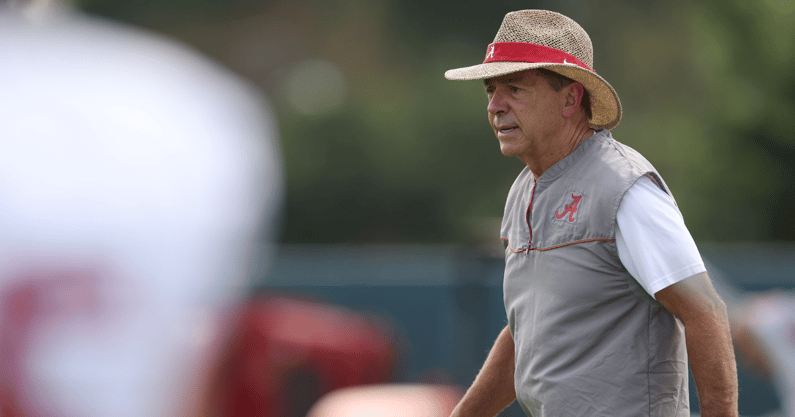 Alabama coach Nick Saban