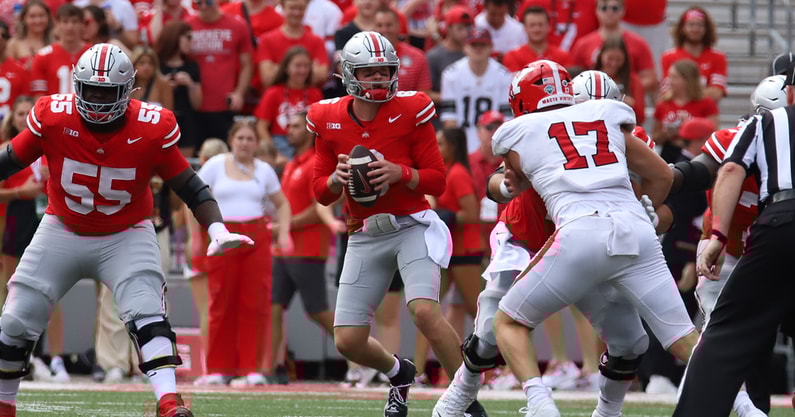 Kyle McCord by Matt Parker -- Lettermen Row --