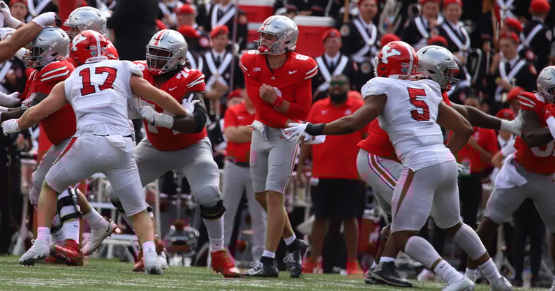 Kyle McCord by Matt Parker -- Lettermen Row --