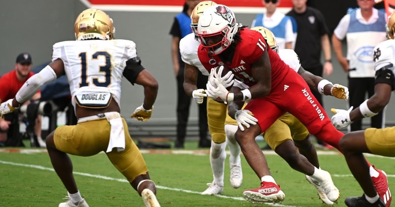 NC State football's offense struggles in loss to Notre Dame