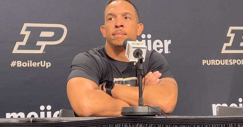 Purdue coach Ryan Walters