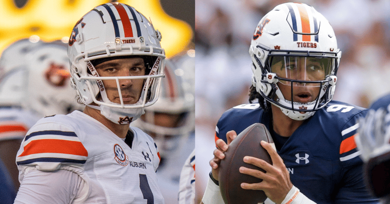 Auburn QBs Payton Thorne, Robby Ashford