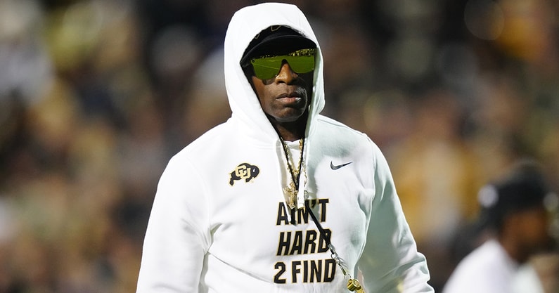 Colorado head coach Deion Sanders