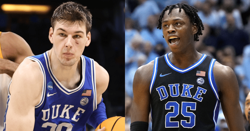 Duke F Kyle Flipowski, F Mark Mitchell