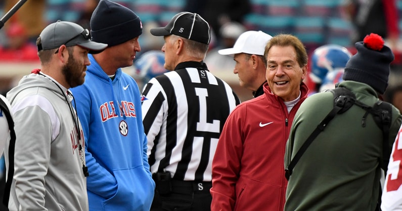 NCAA Football: Alabama at Mississippi