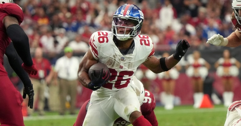 Saquon Barkley Rumors: Giants Believe RB Suffered Sprained Ankle Injury vs.  Cardinals, News, Scores, Highlights, Stats, and Rumors