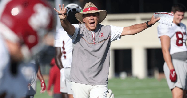 Alabama coach Nick Saban