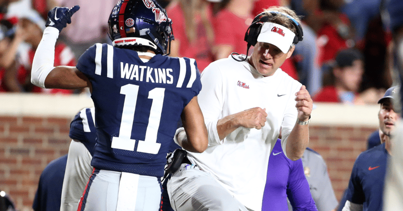 Ole Miss coach Lane Kiffin