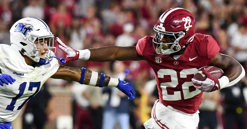 Alabama RB Justice Haynes