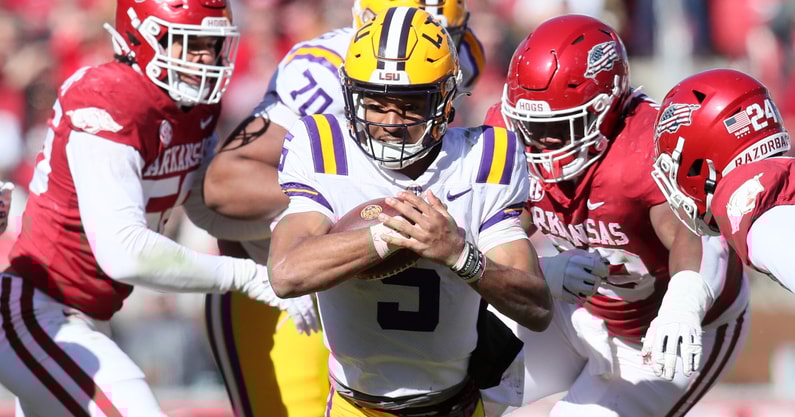 NCAA Football: Louisiana State at Arkansas