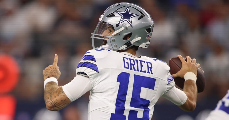 Report: Patriots signing former Cowboys QB Will Grier to active roster - On3