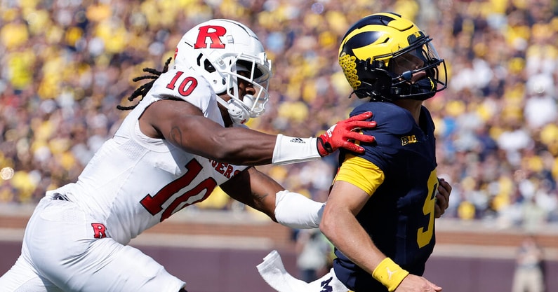 NCAA Football: Rutgers at Michigan