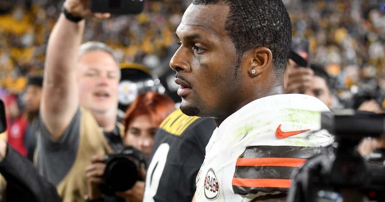 NFL hits Browns QB Deshaun Watson with 3 fines for his game against Steelers