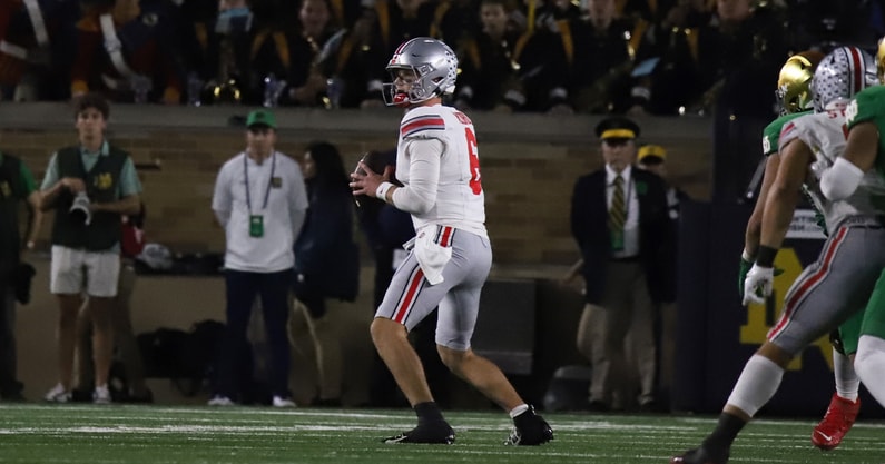 Kyle McCord by Matt Parker -- Lettermen Row --