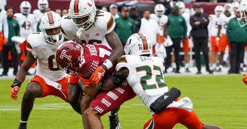 Miami defense vs Temple