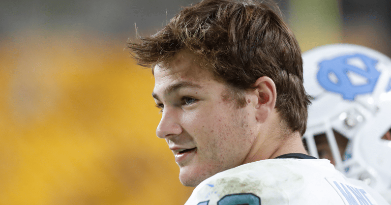 mack-brown-believes-drake-mayes-left-handed-touchdown-pass-might-be-the-best-play-hes-ever-seen