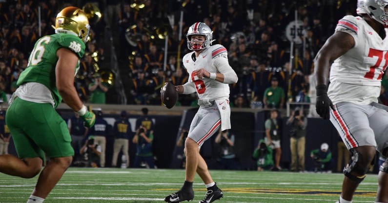 Kyle McCord by Matt Parker -- Lettermen Row --