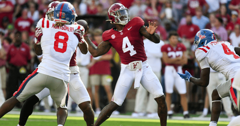 Alabama QB Jalen Milroe