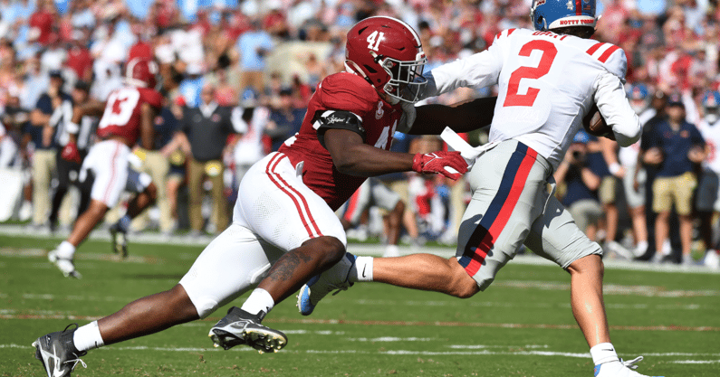 Alabama LB Chris Braswell