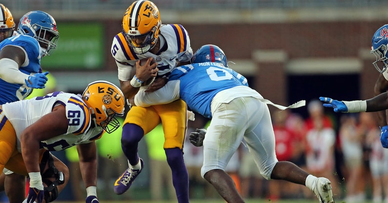 NCAA Football: Louisiana State at Mississippi