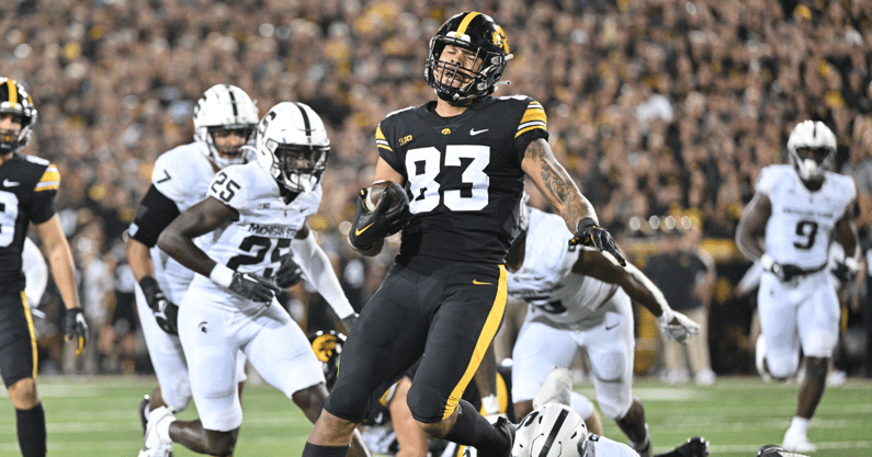 Michigan State chases down Iowa tight end Erick All