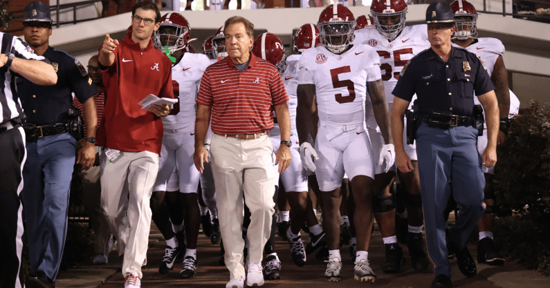 Alabama coach Nick Saban